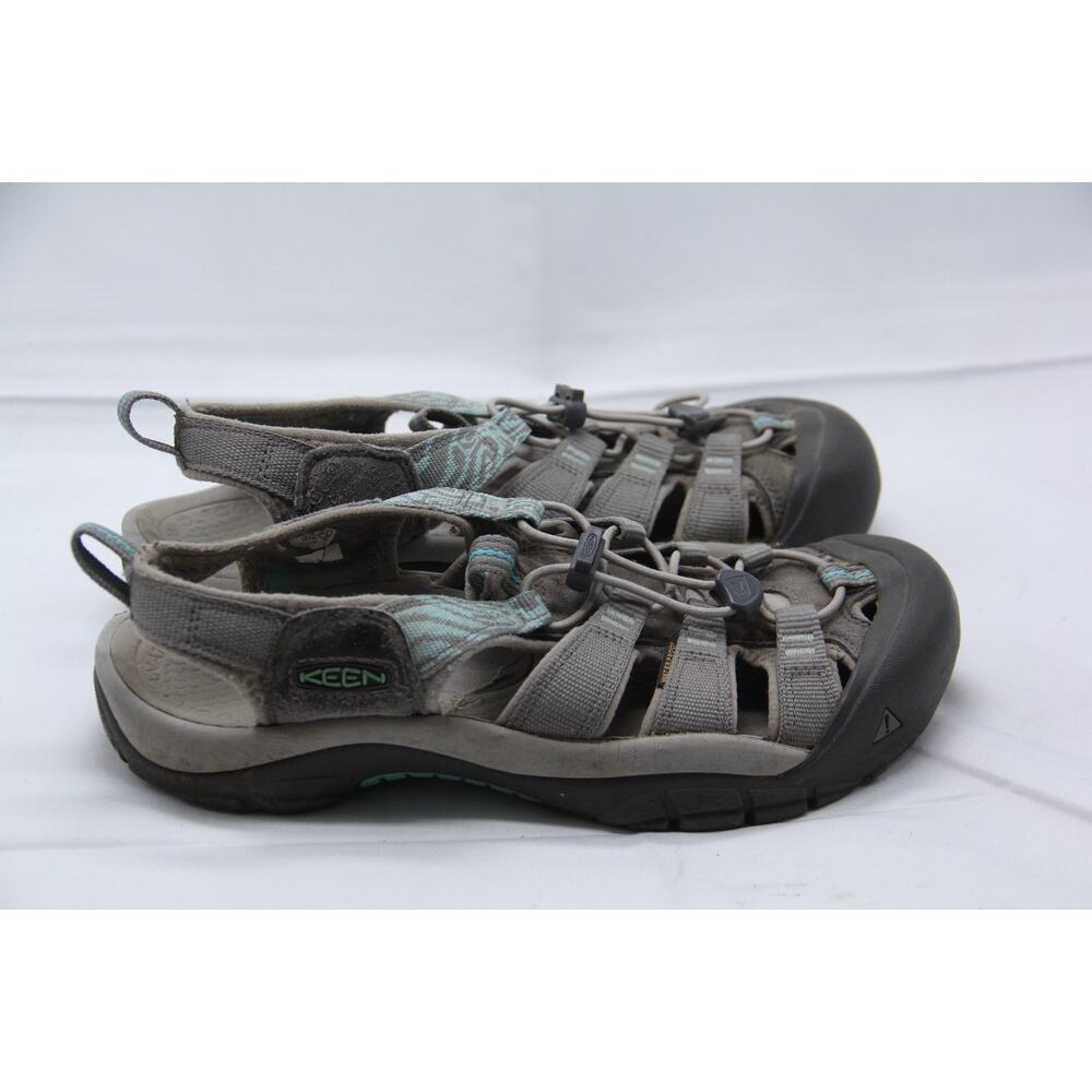 Keen Newport H2 Sandals Women's Size 9.5 Gray Blue Water Hiking Bungee